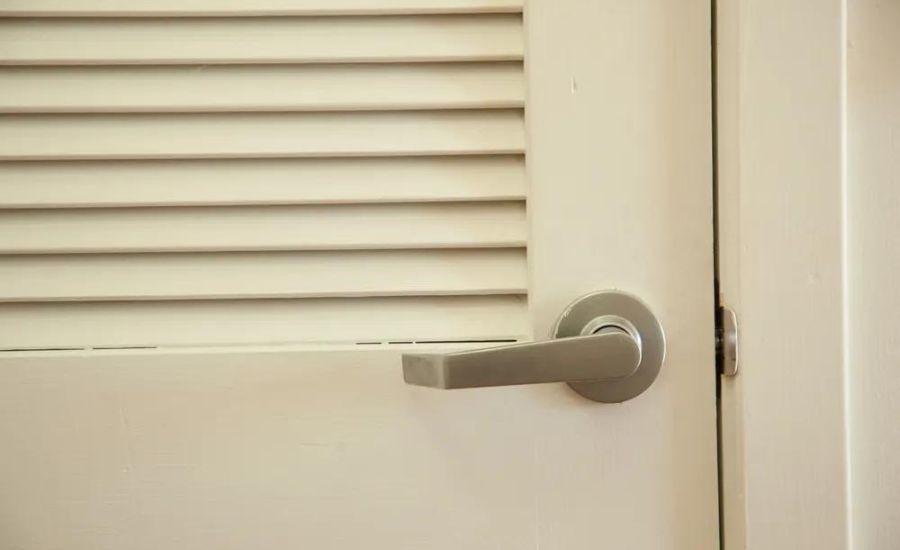 hvac closet door ideas
